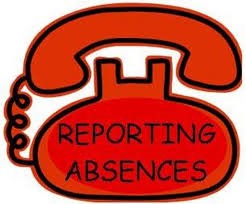 To Report an absence